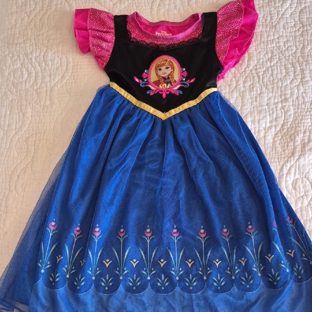 Disney Dress with Pink and Blue Design